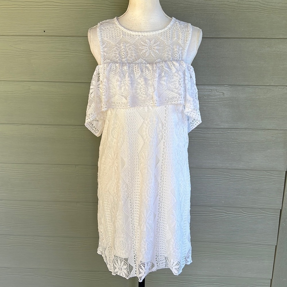 Mi Ami Lace Cold Shoulder Dress - Picture 2 of 10